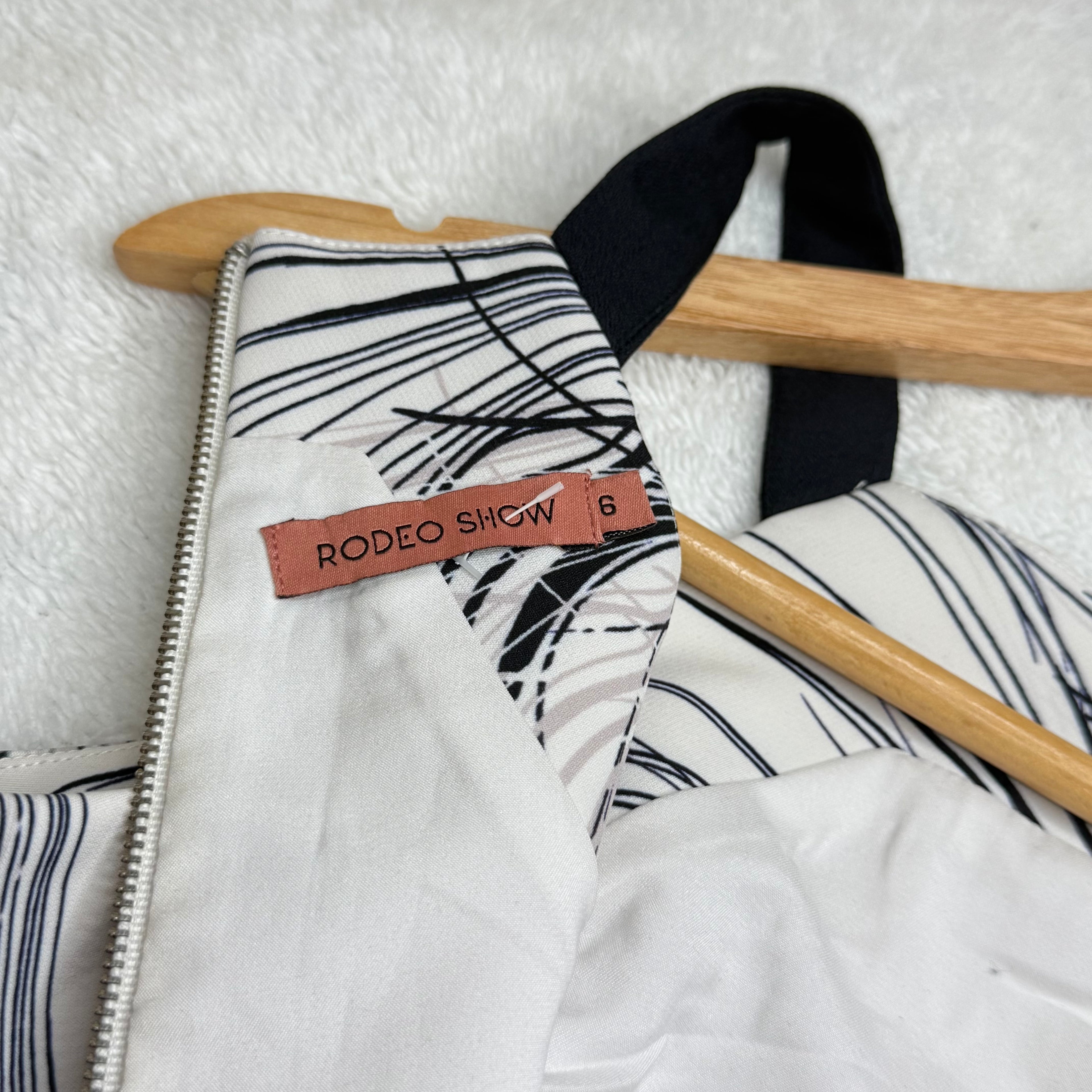 RODEO SHOW Halterneck Print Dress (XS)