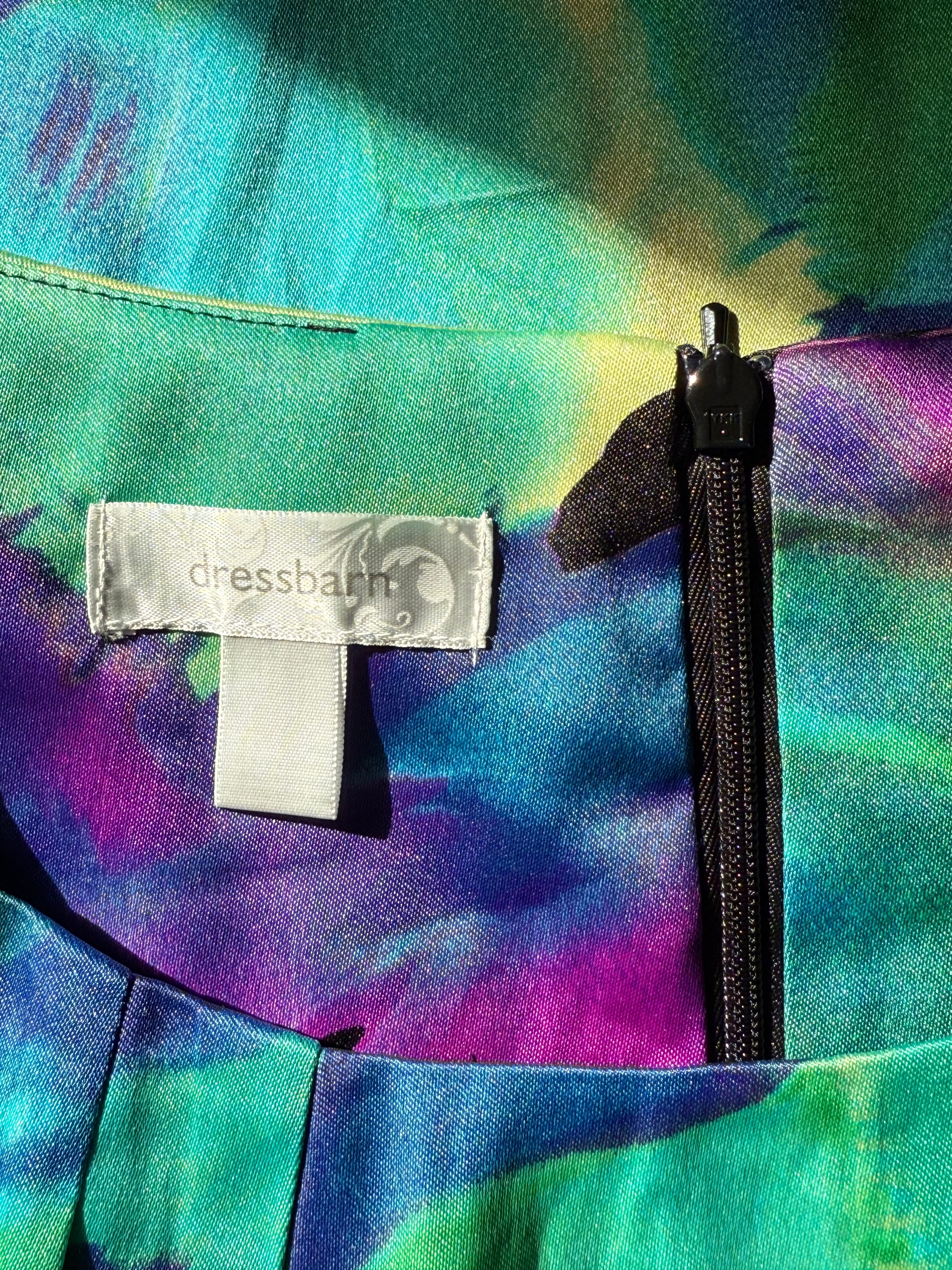 DRESS BARN Abstract Floral Statement Dress | UK 8 (Preloved)