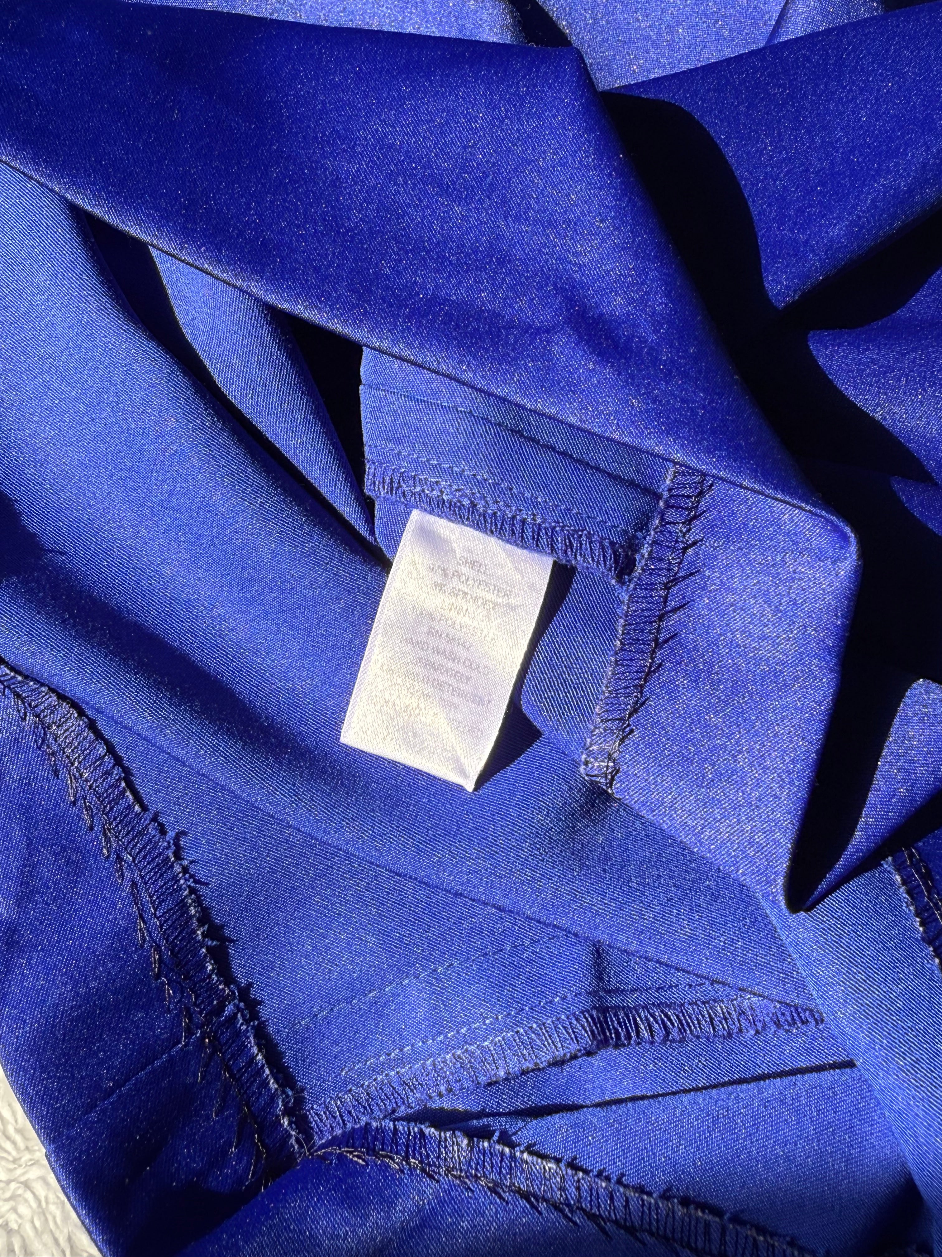 Stunning Royal Blue Dress with Cut-Out Neck | UK 4 (Sustainable Find)