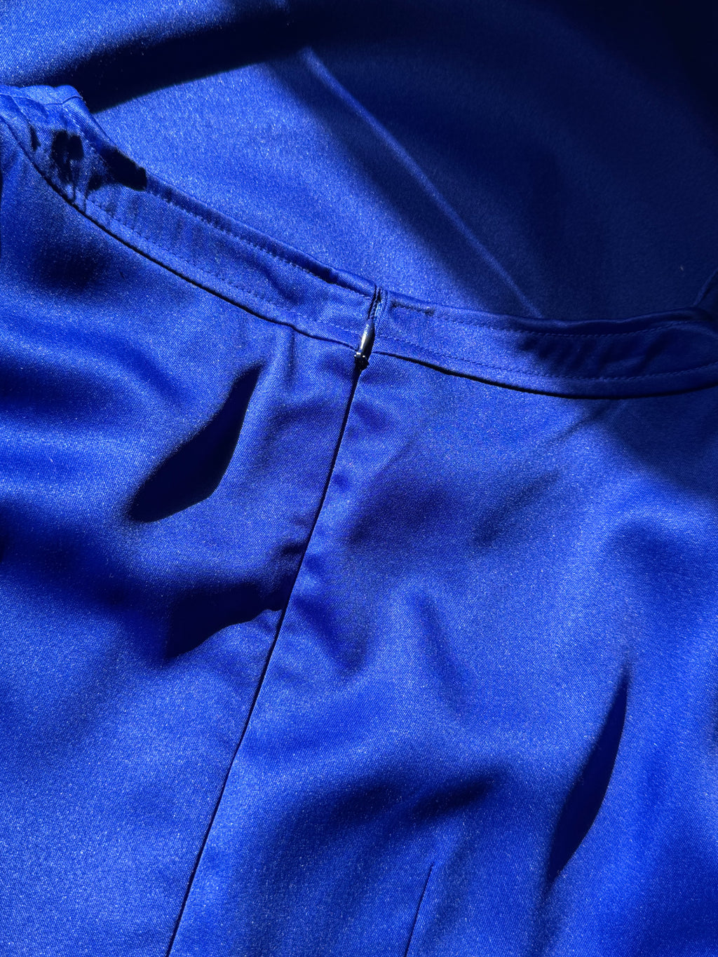 Stunning Royal Blue Dress with Cut-Out Neck | UK 4 (Sustainable Find)