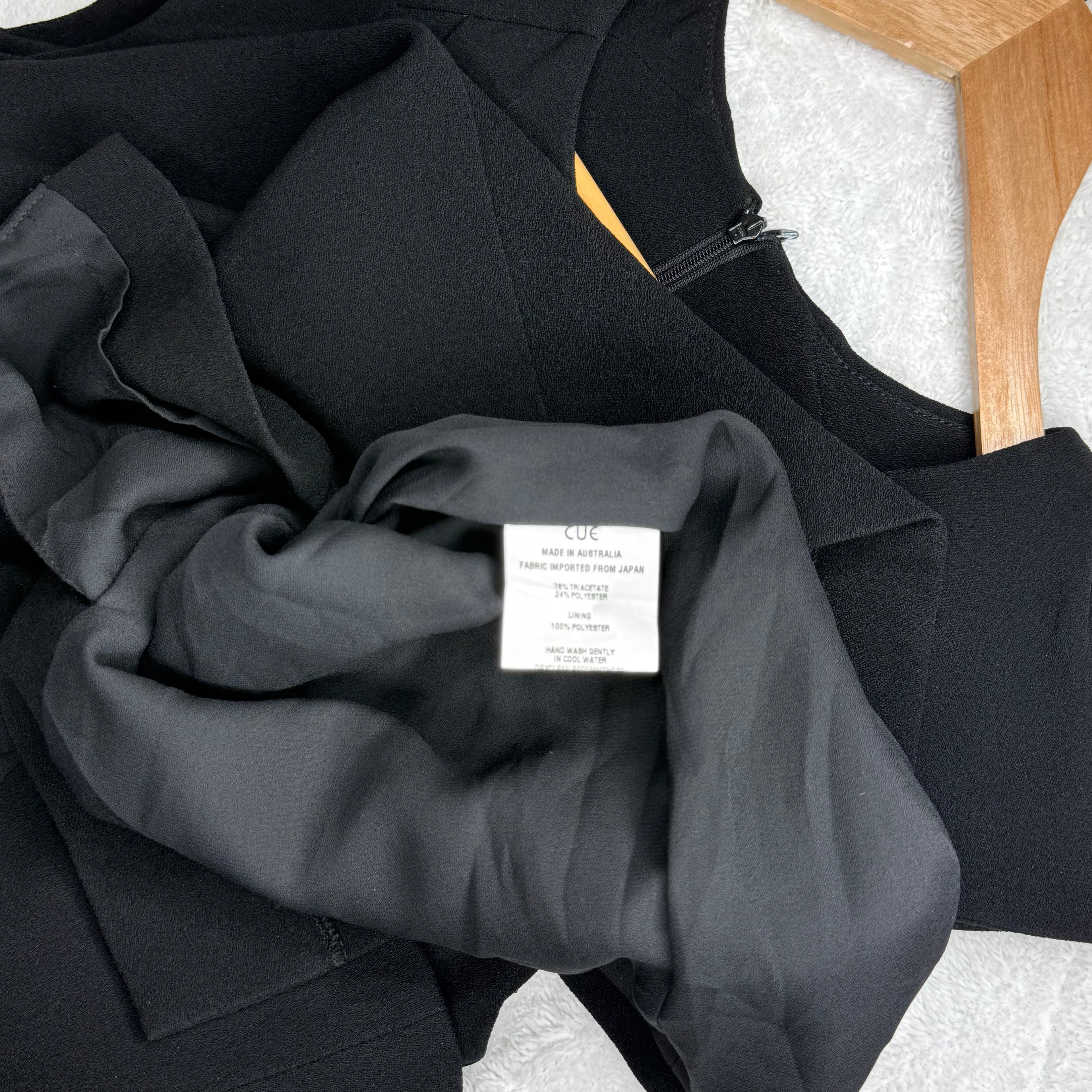 Cue Black Peplum Sheath Dress
