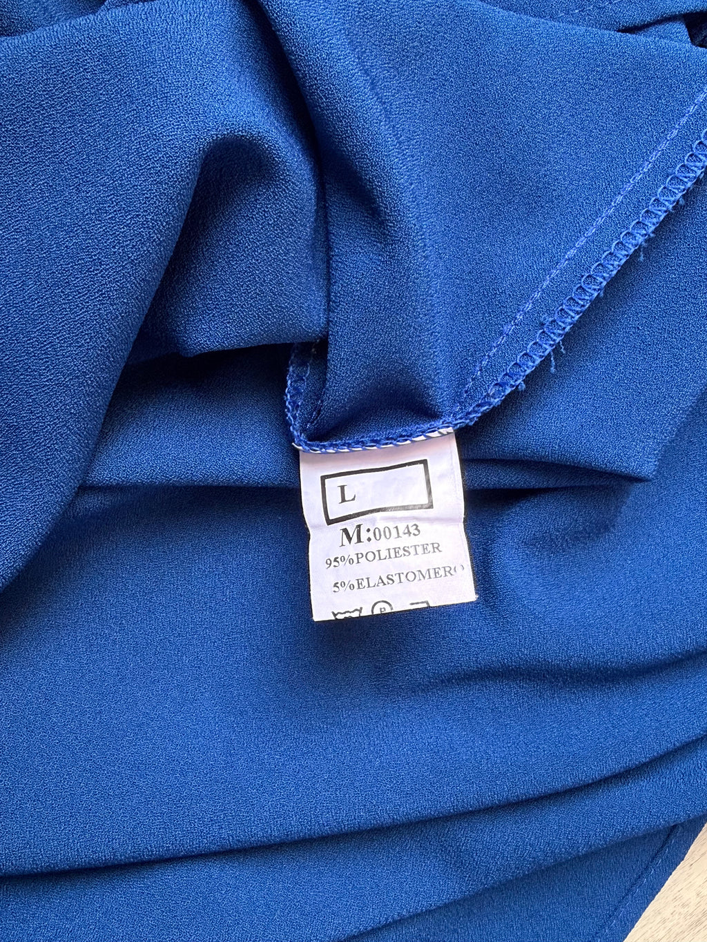 Roulette Royal Blue V-Neck Shift Dress