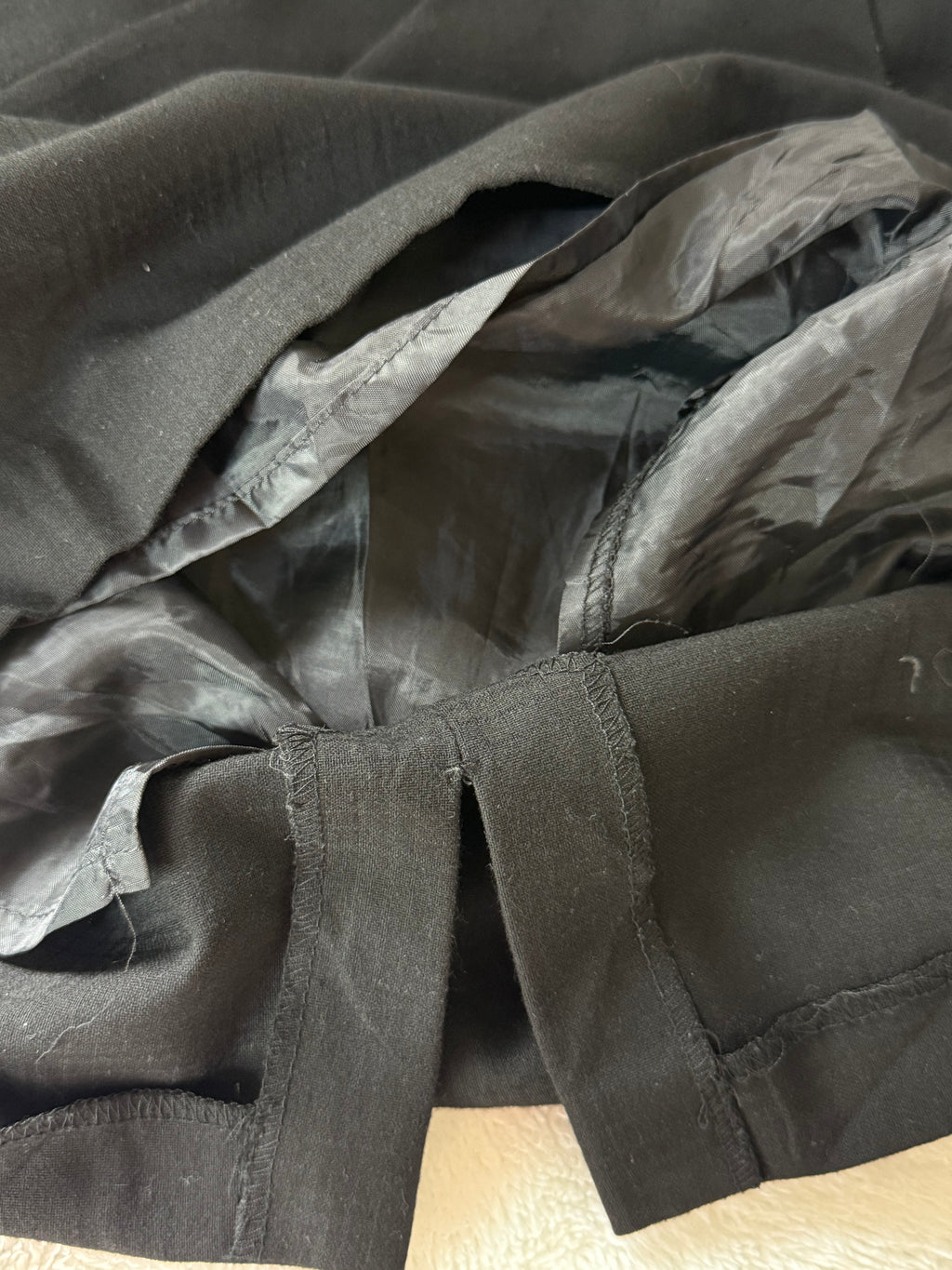 NEXT Black Sleeveless Woven Pencil Dress | UK 10 (Preloved)