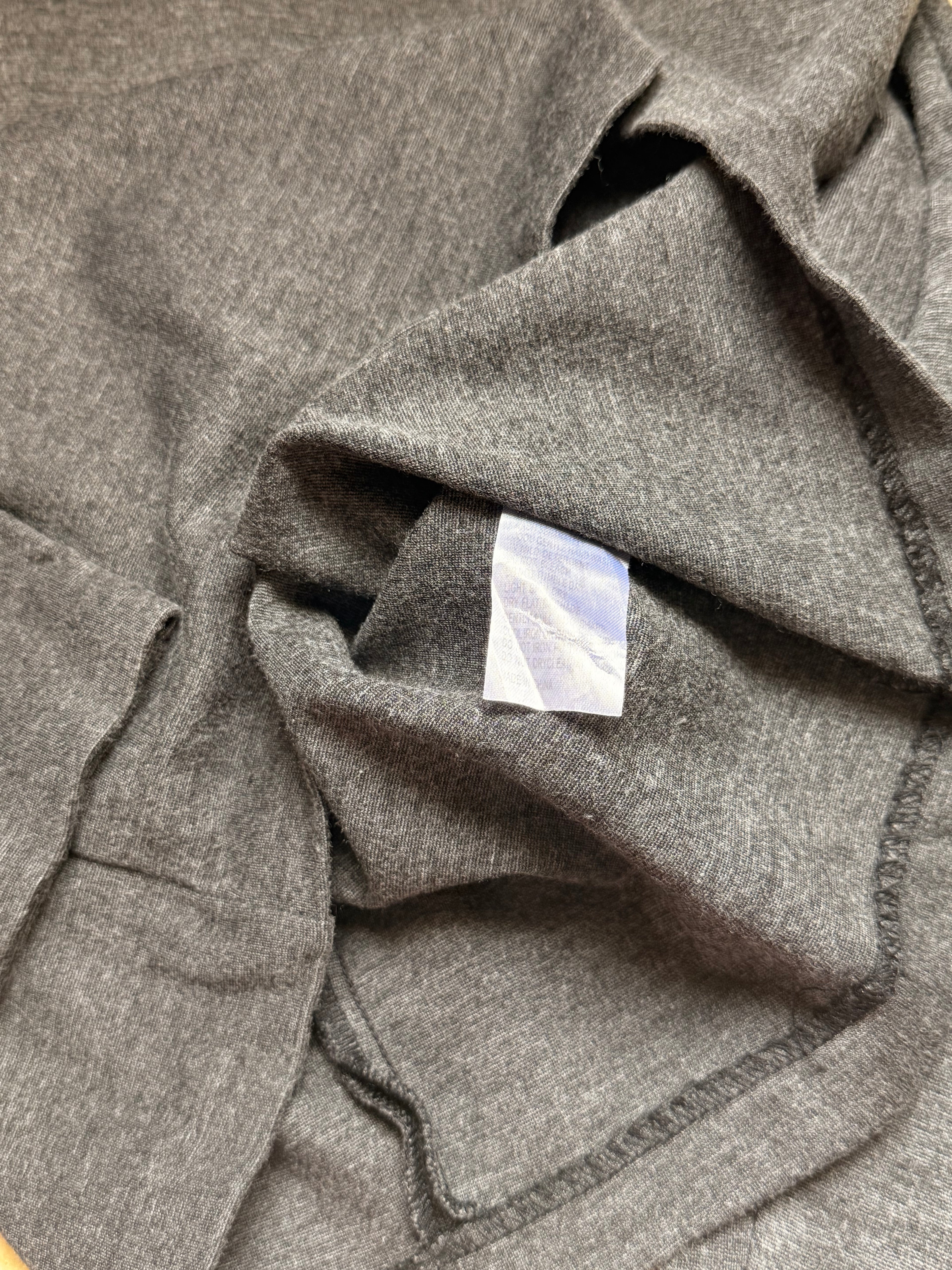 Fate Grey Bodycon Knit Dress with Faux Leather Shoulder Detail – Size 6 | Office & Smart Casual