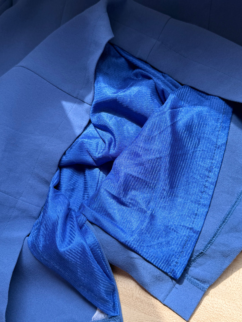 Cornflower Blue Sleeveless Sheath Dress – Size L | Elegant Work & Occasion Dress