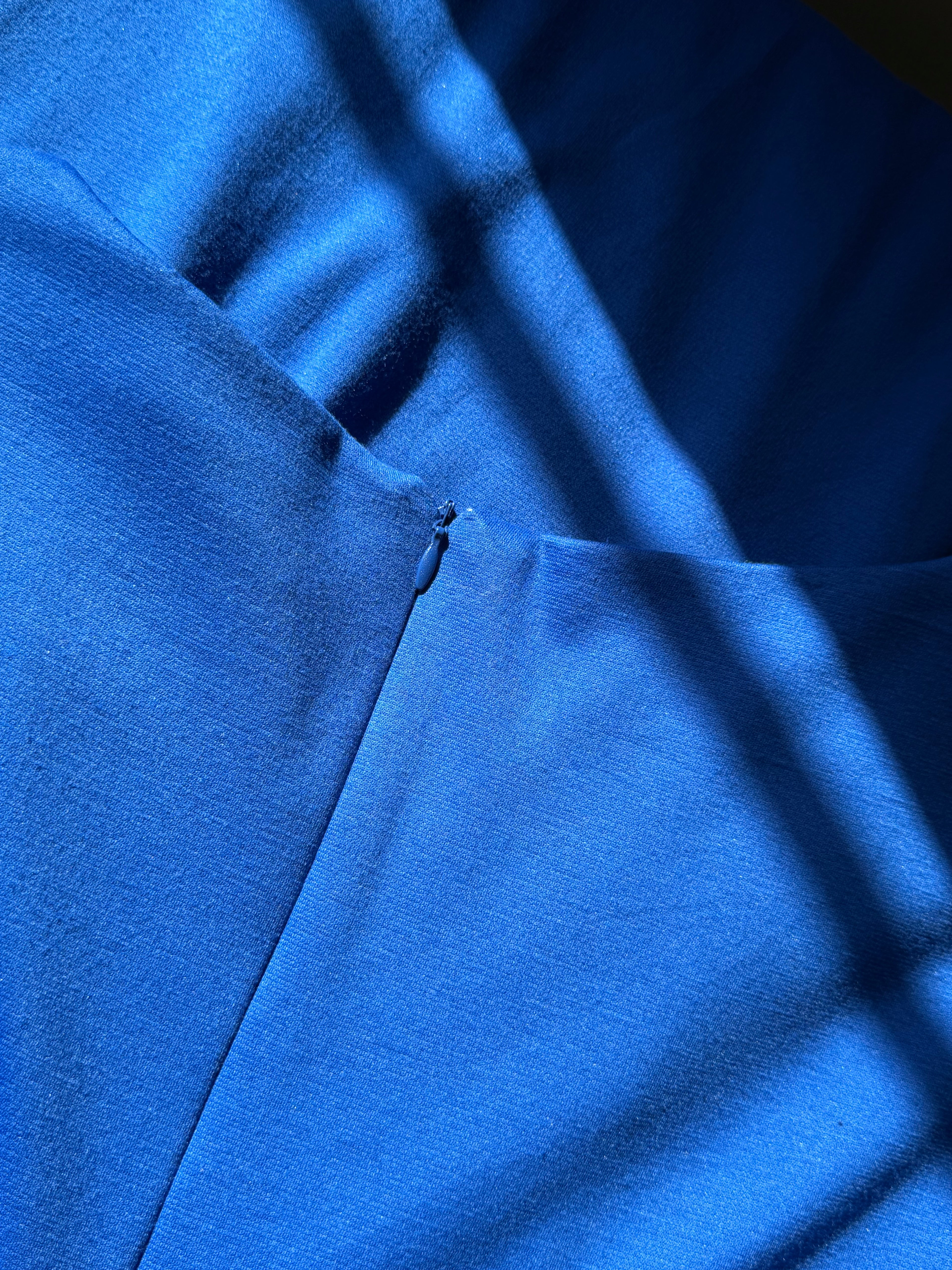IPOPSY Vibrant Blue Day Dress | UK 16 (Preloved)