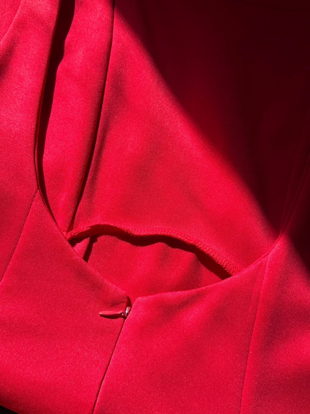 Bold Red Preloved Backless Mini Dress - Size M | UAE Party Wear