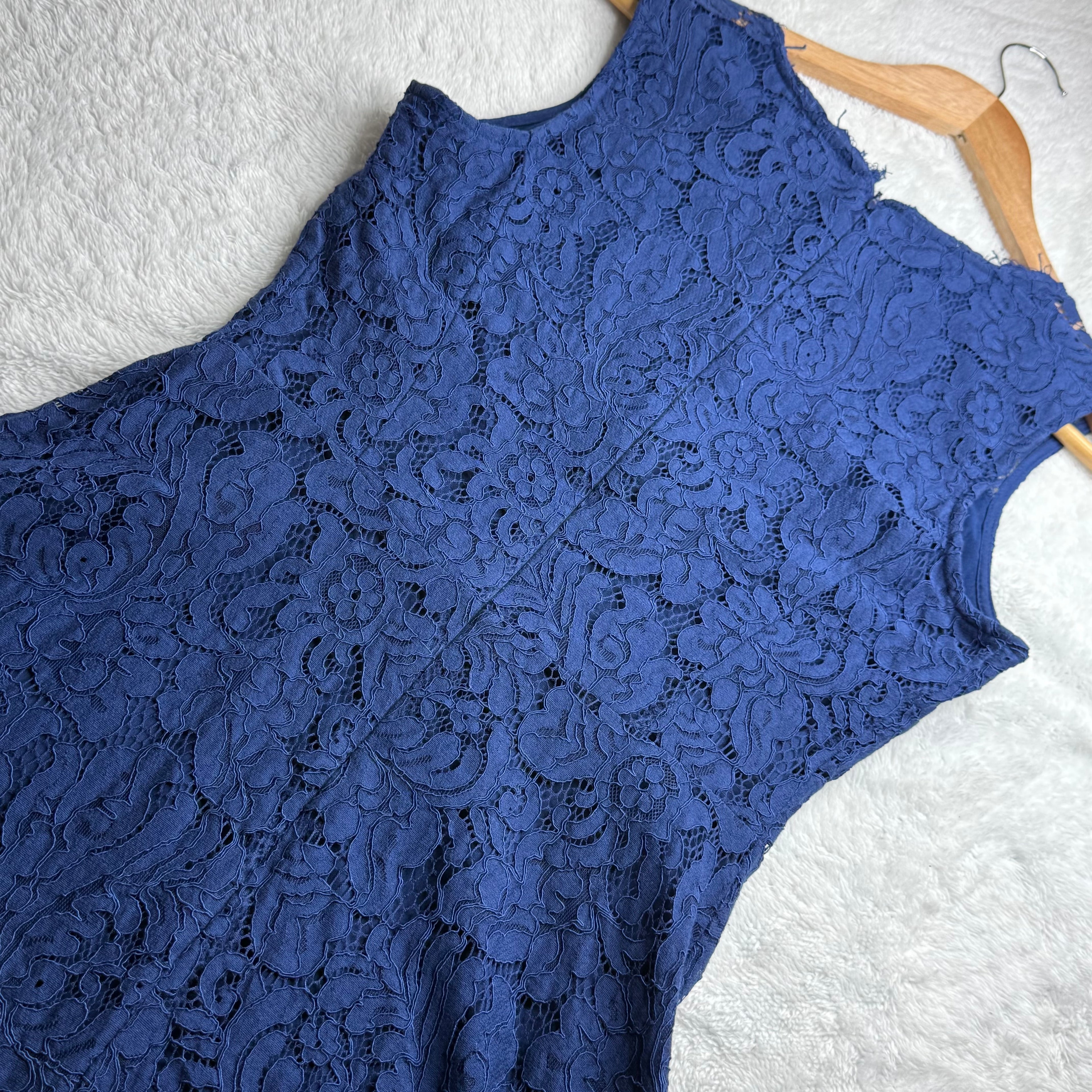 Target Collection Navy Blue Lace A-line Dress
