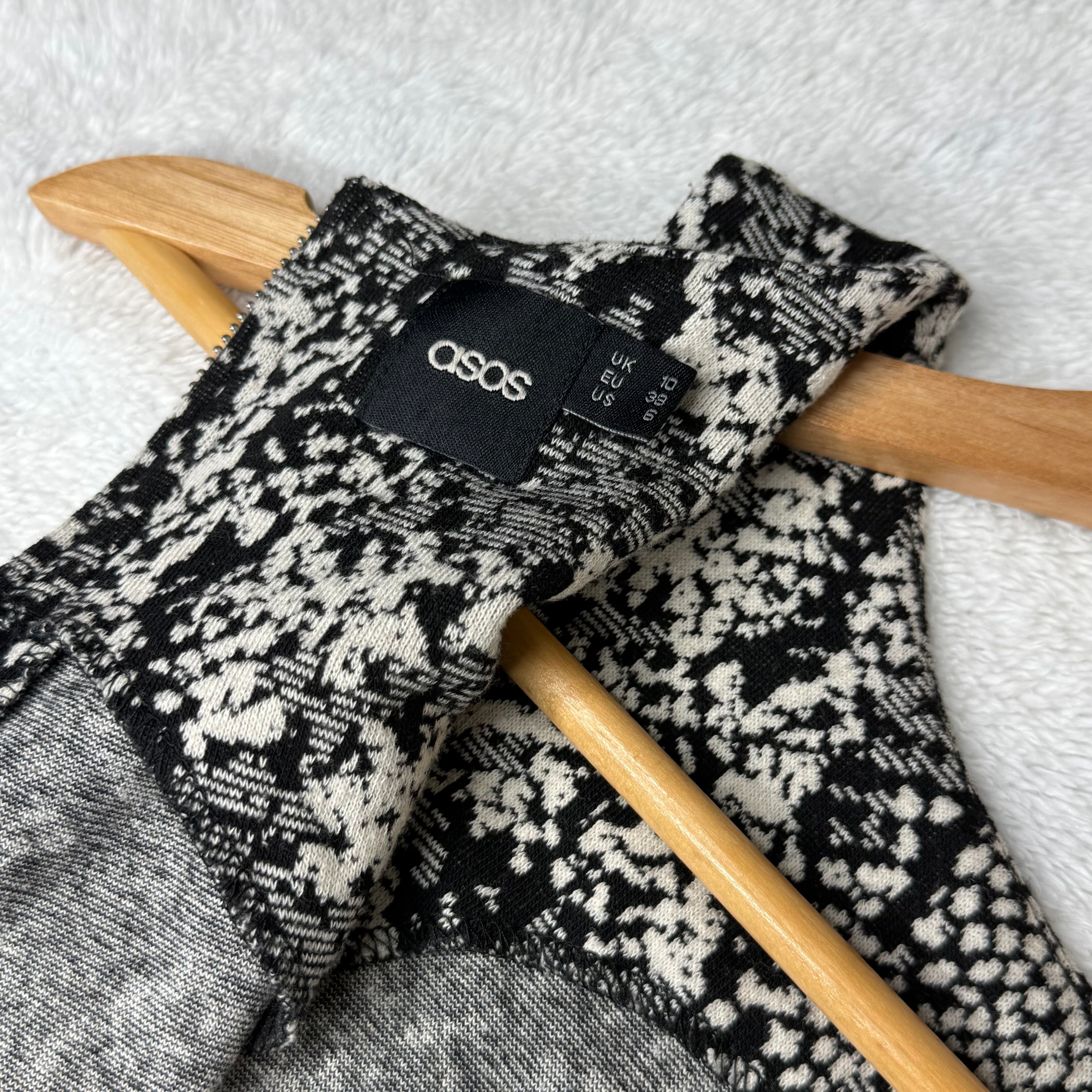 ASOS Snakeskin Print Sheath Dress | UK 10 (XS - S)