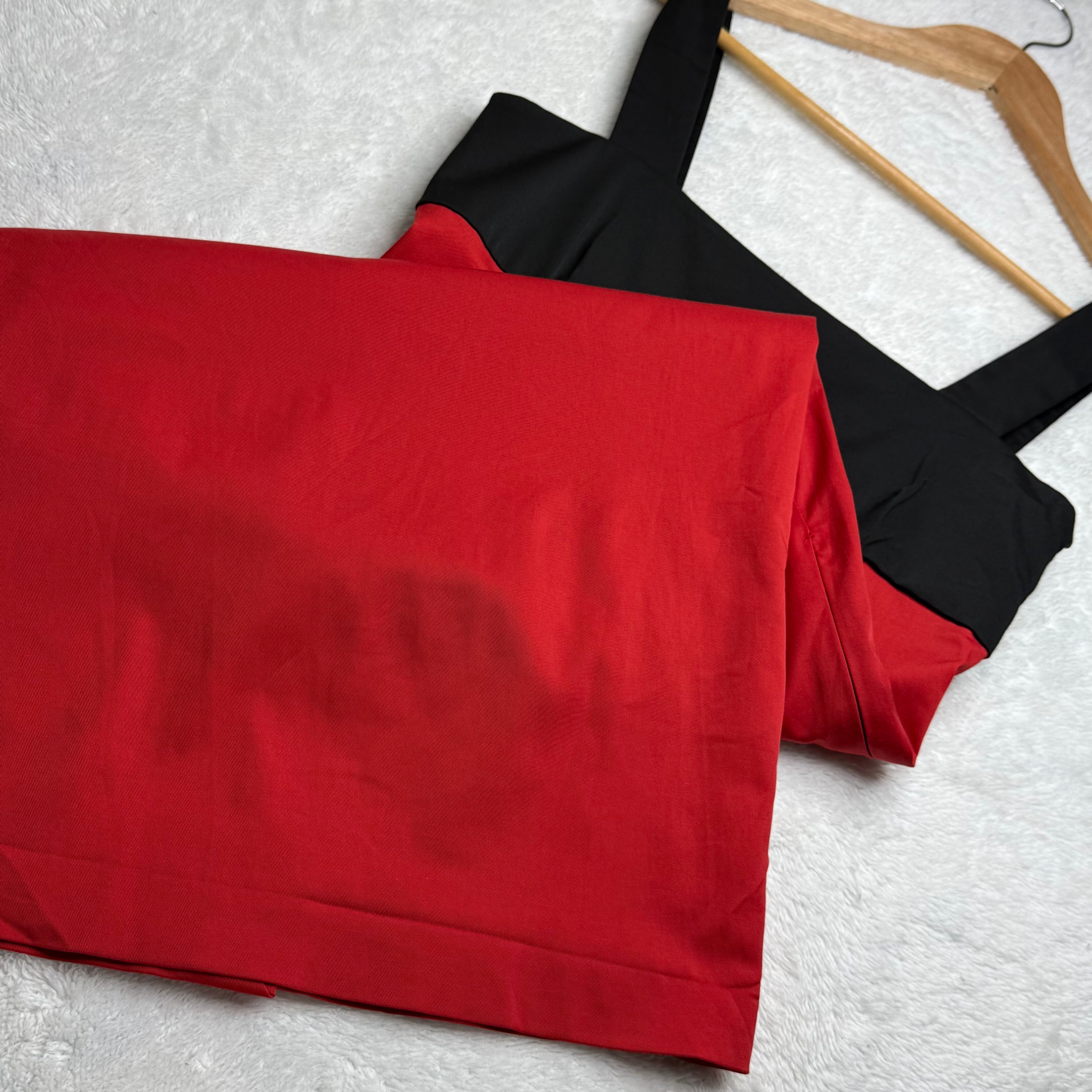 Zara Basic Color-Block Midi Dress