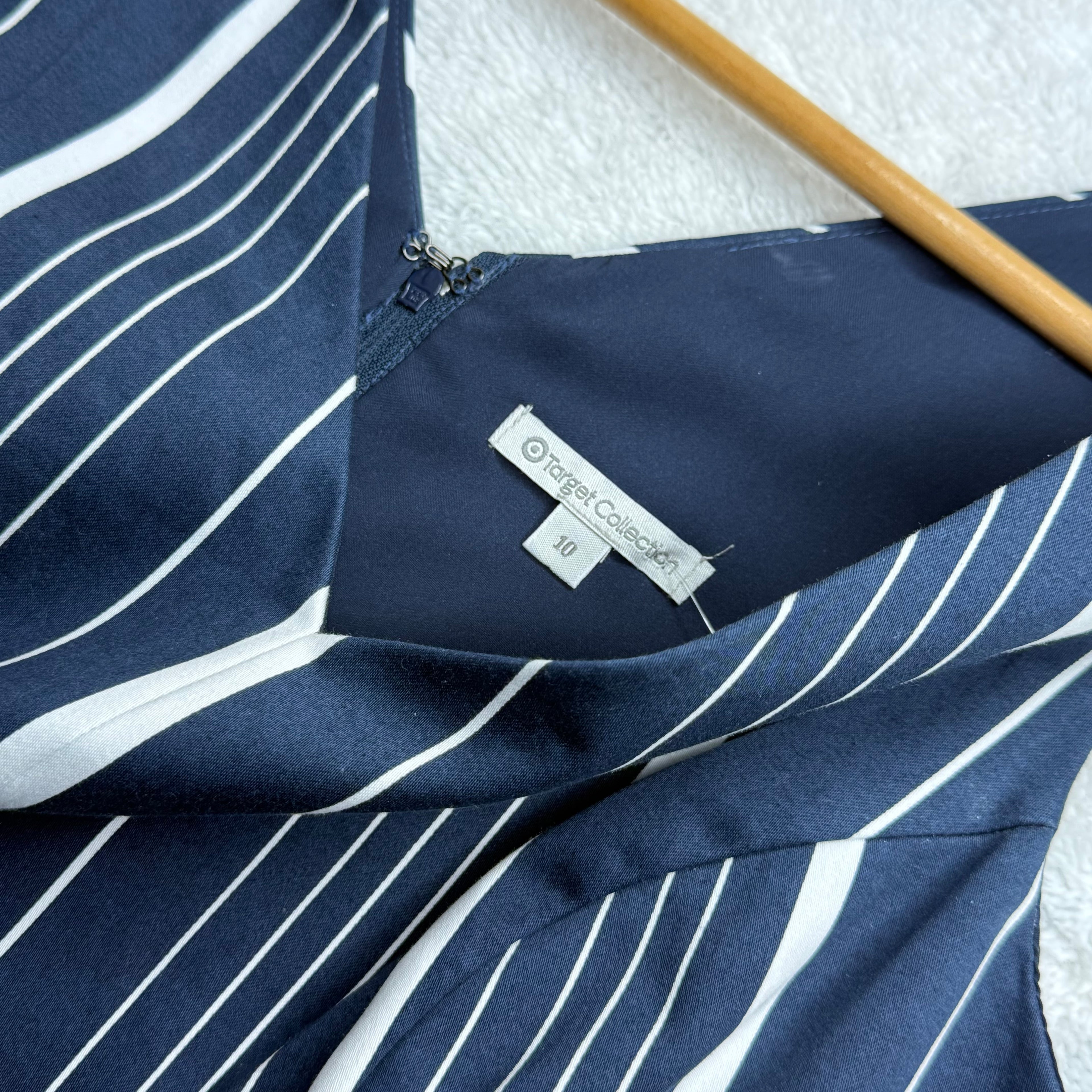 Target Collection Navy & White Striped Dress