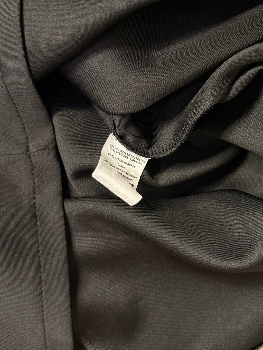 Rimini 1928 Beige & Black Colorblock Pleated Skater Mini Dress – Size Medium
