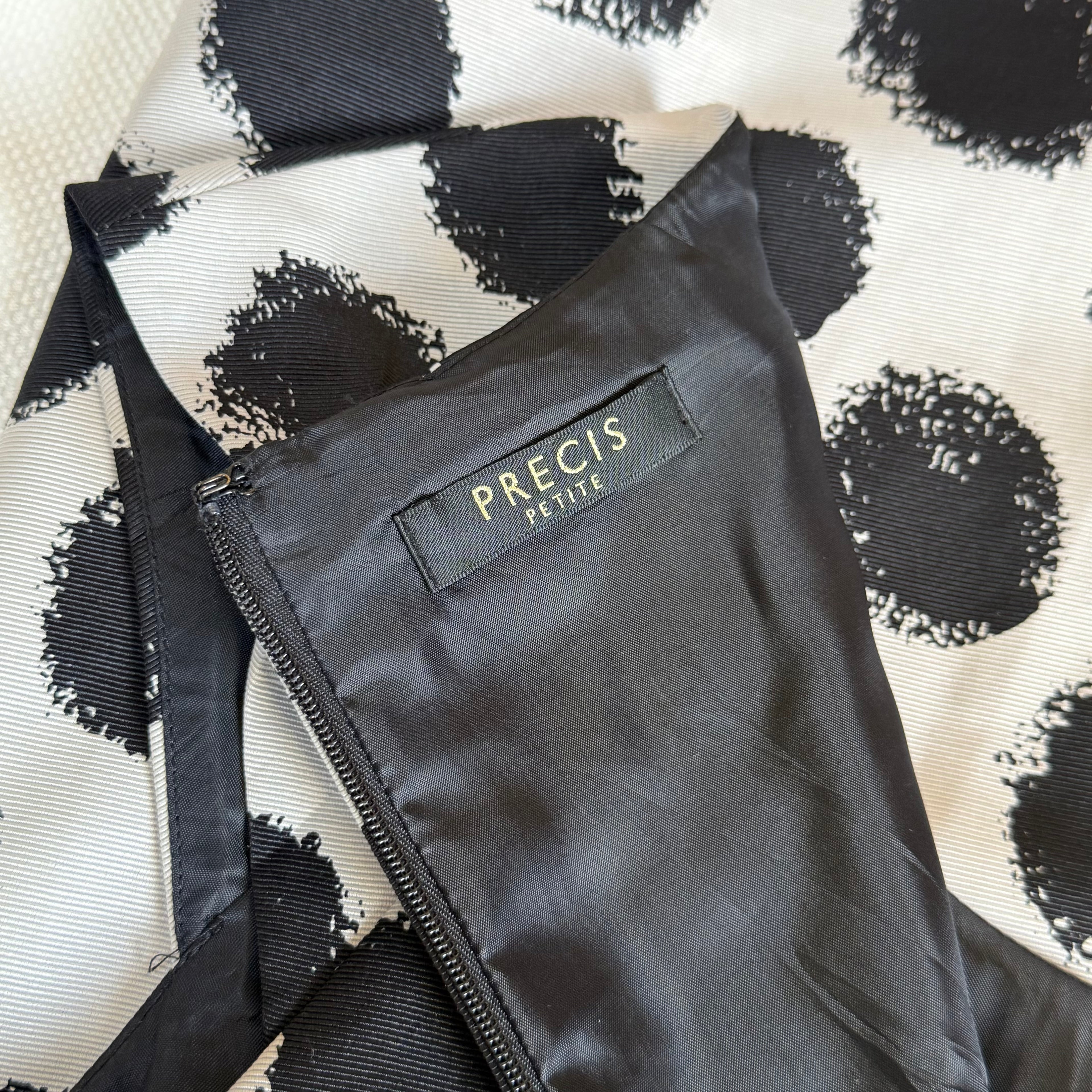 Black & White Polka Dot Dress (XL)