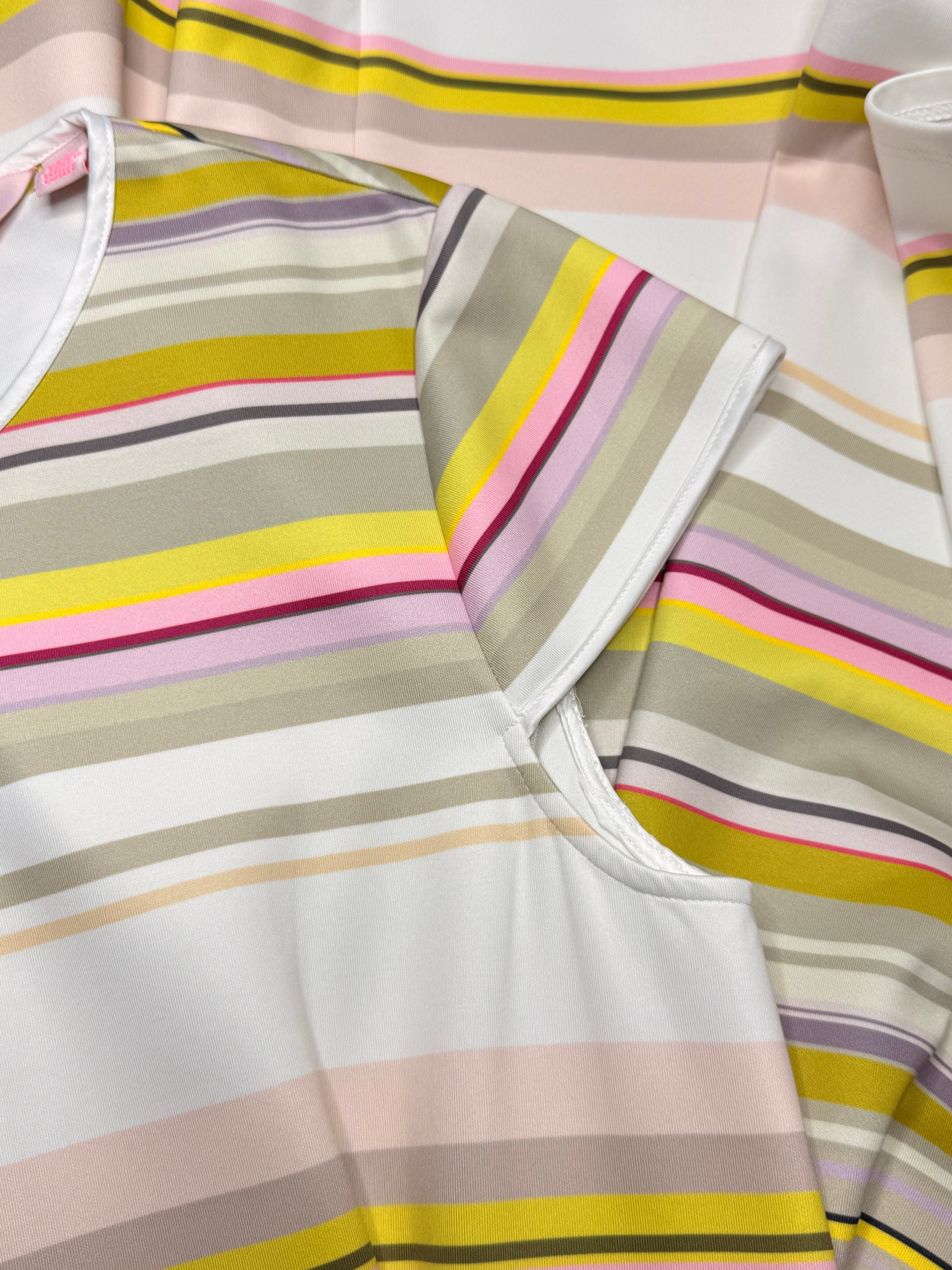 Legit Authentic Ted Baker "Sew in Love" Striped Fit & Flare Skater Dress (Size 2 / UK 10)