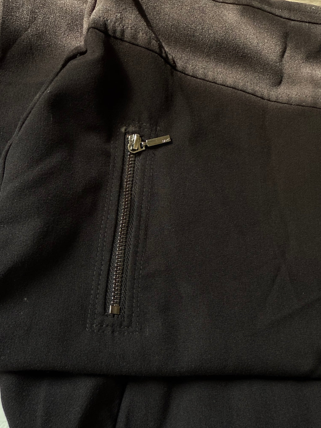 NEXT Black Day Dress with Exposed Back Zip | UK 14 (Preloved)