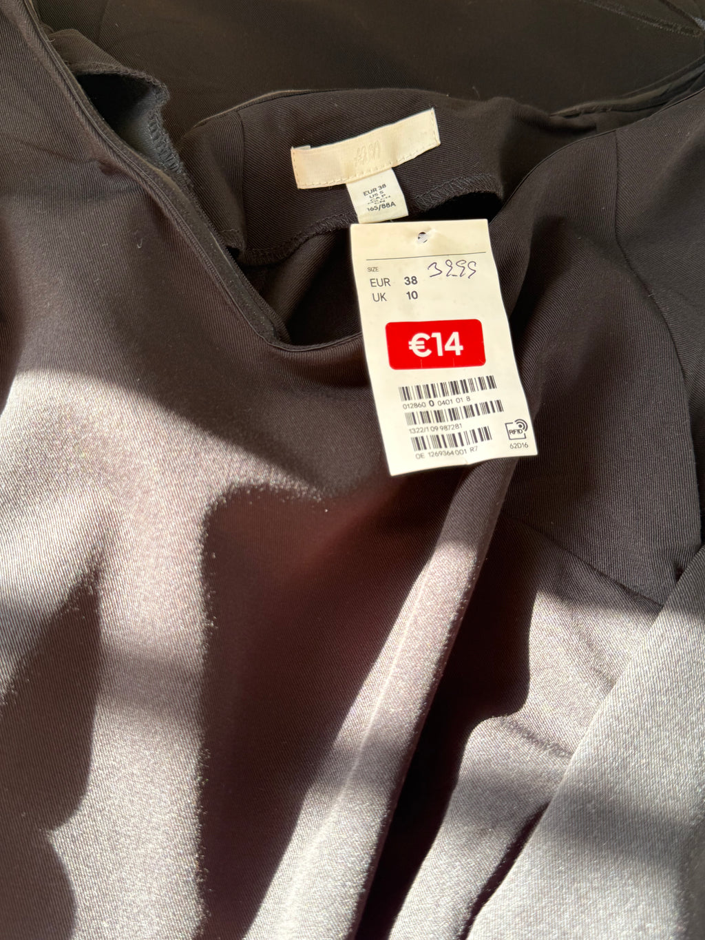 Elegant H&M Black Midi Dress - US Small | NWT and Belt
