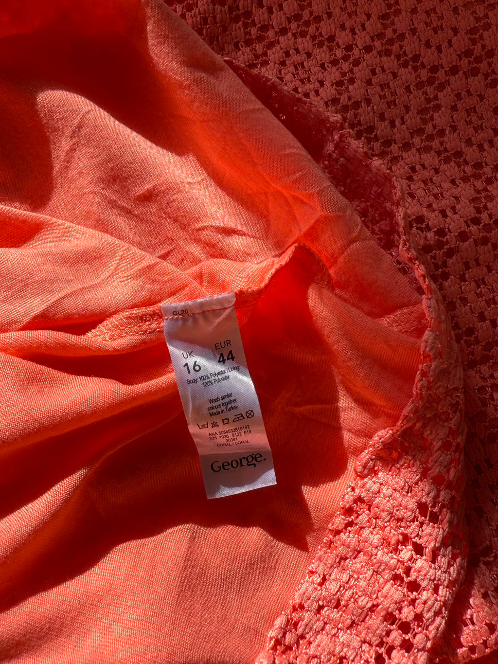 George Preloved Lace Shift Dress UK 16 - Affordable Luxury Secondhand Fashion UAE