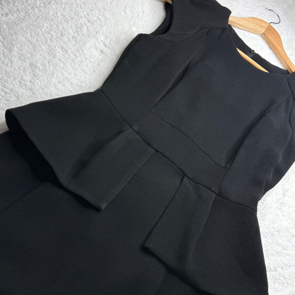 Cue Black Peplum Sheath Dress