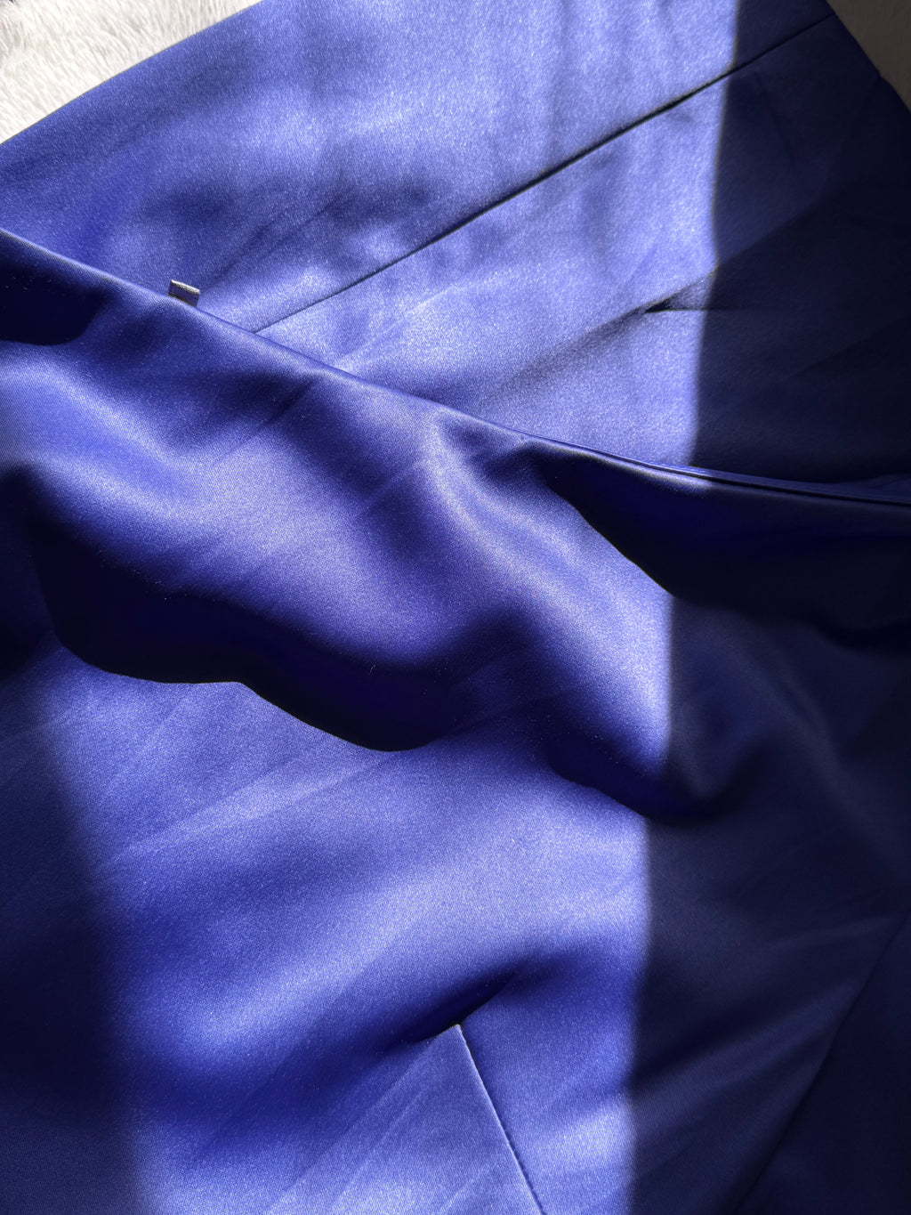 Stunning River Island One-Shoulder Royal Blue Mini Dress UK 14