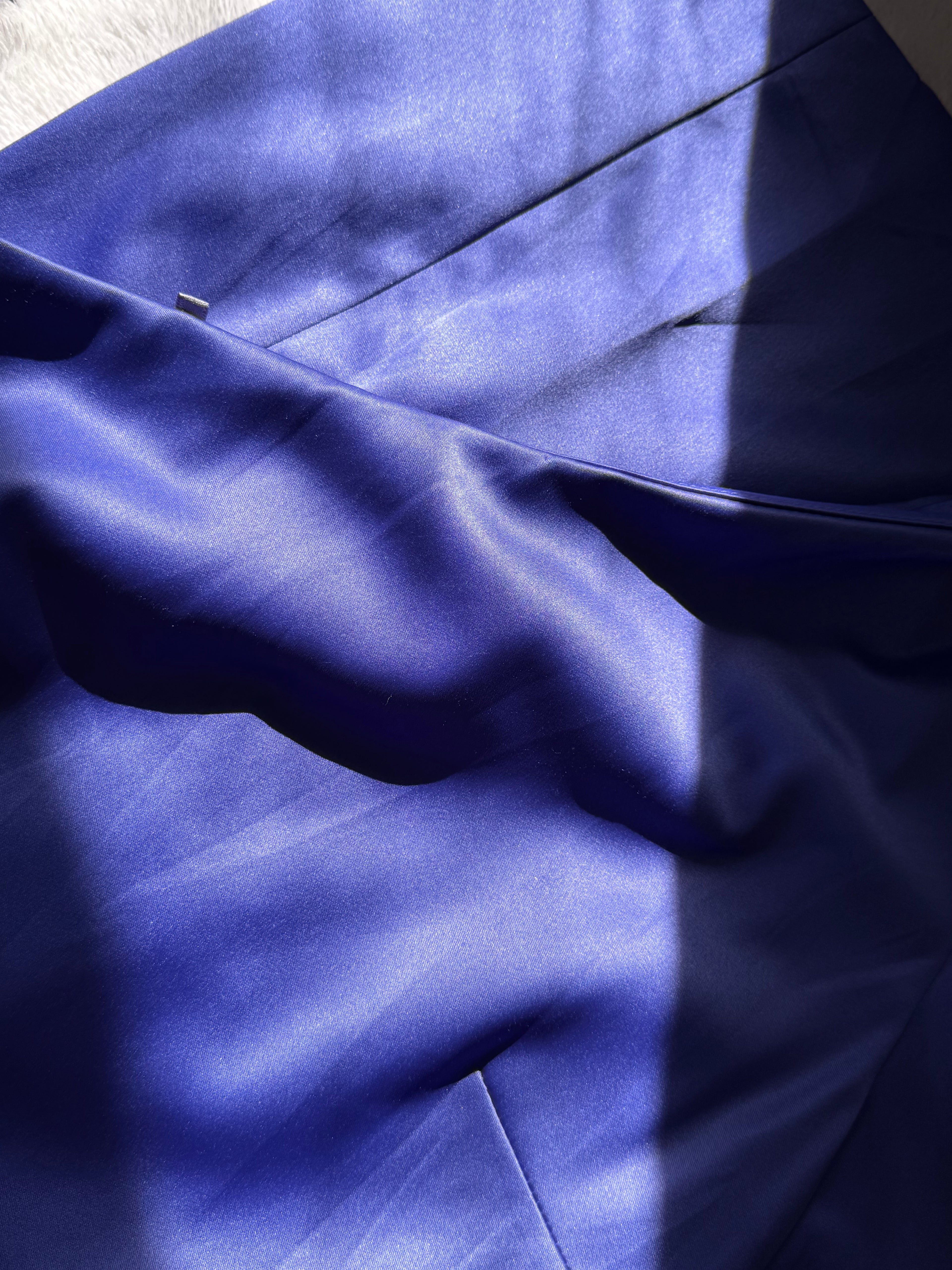 Stunning River Island One-Shoulder Royal Blue Mini Dress UK 14