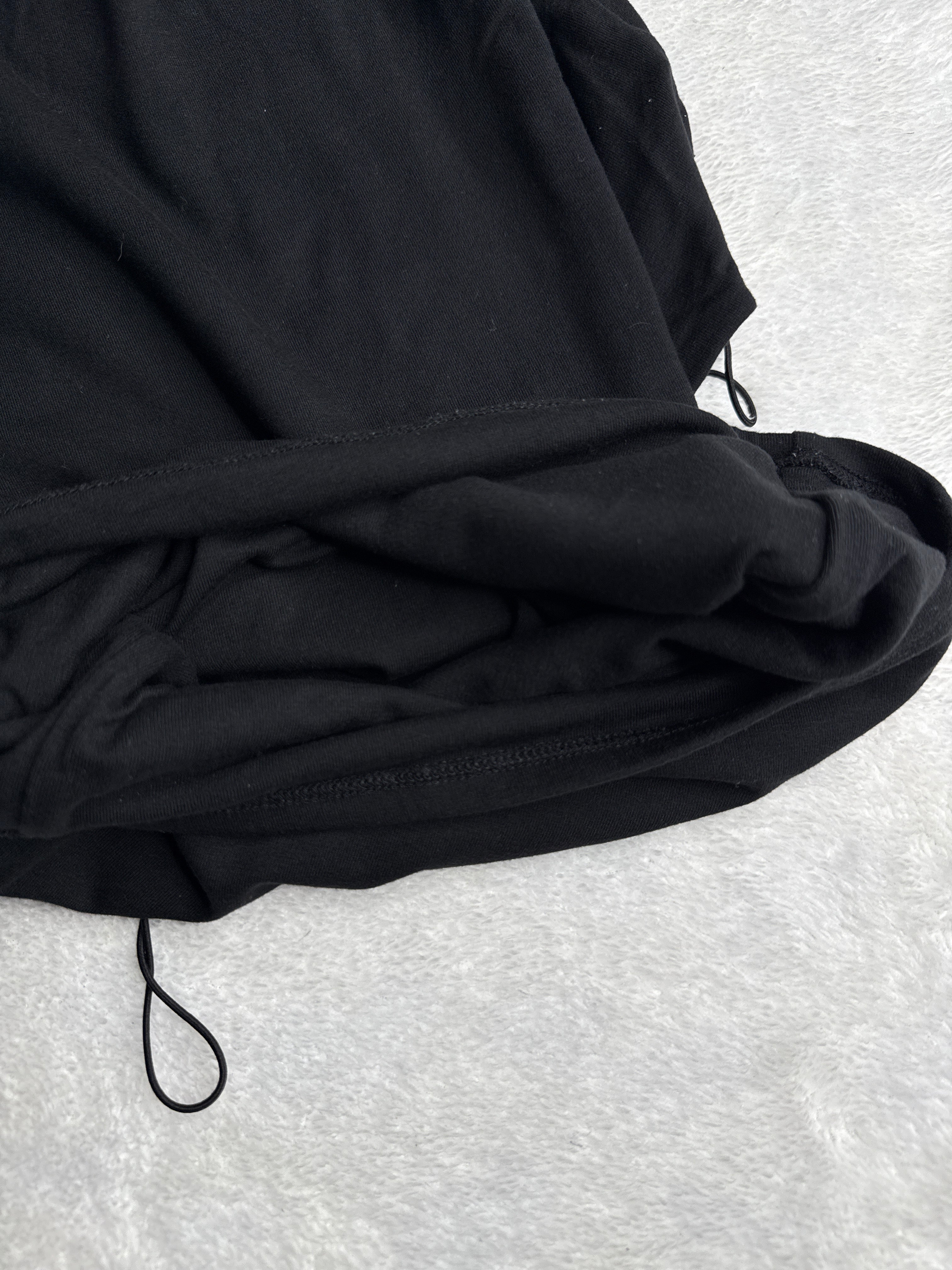 Oh Polly Black Midi Slip Dress (UK 8 / Small)