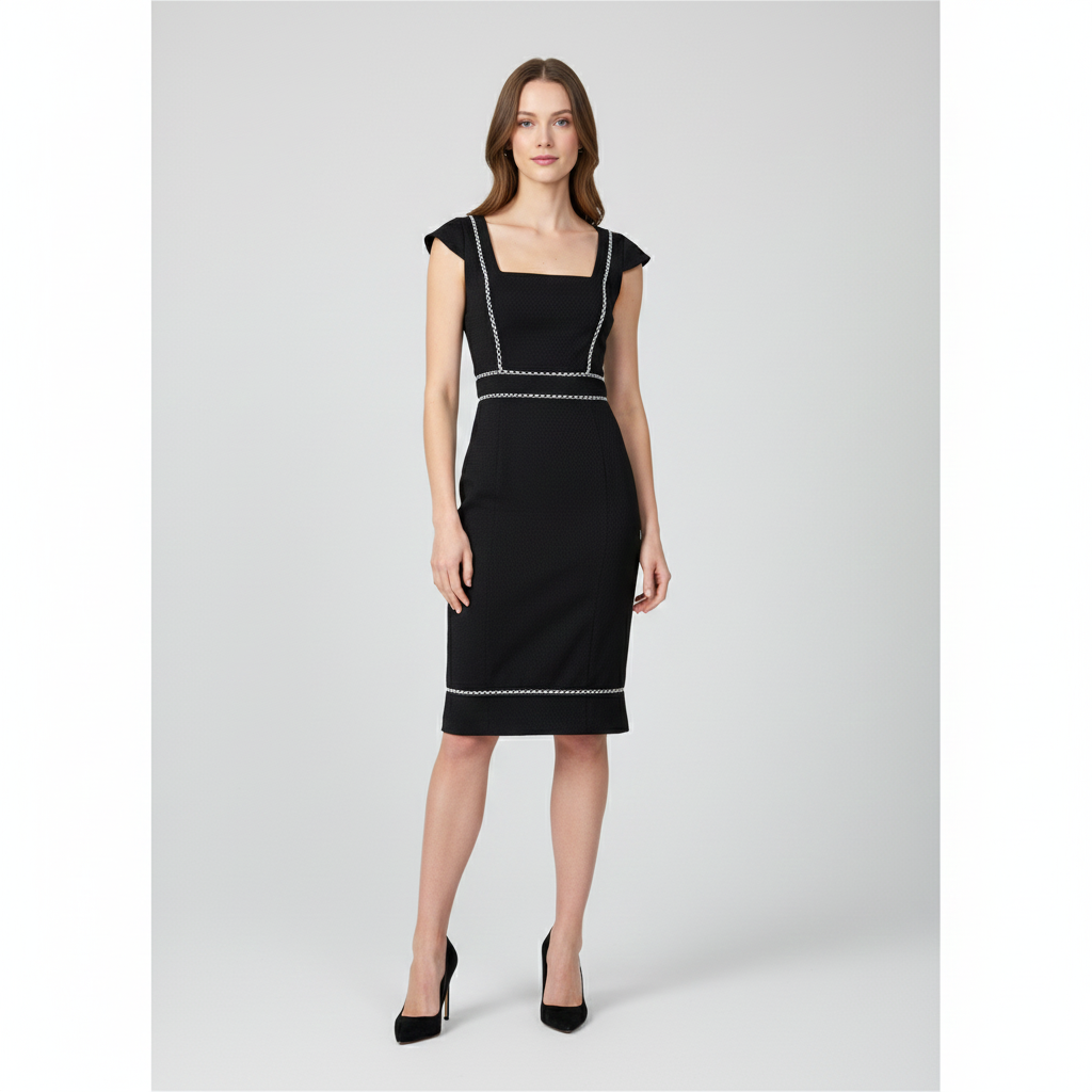 ♟️ Feminine Polish: REVIEW Checkered Sheath Dress (UK 12)