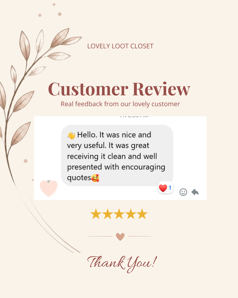 Customer feedback 6