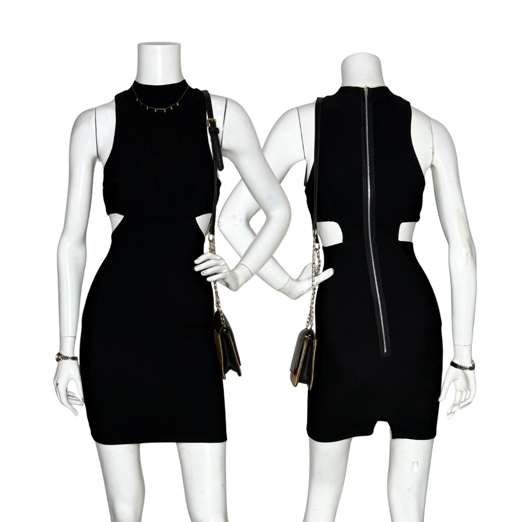 Athmosphere Black Bodycon Mini Dress (UK 6 / XS)