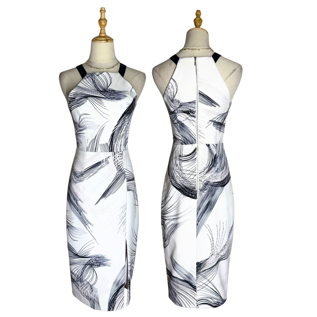 RODEO SHOW Halterneck Print Dress (XS)