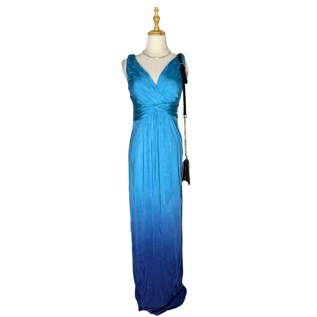 Blue Ombré Maxi Dress