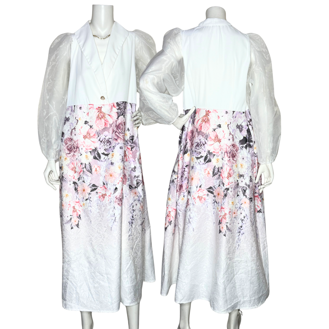 SHEIN Floral Maxi Dress (Large)